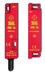 Magnetically actuated safety interlock switches from STI still work with misaligned guard door