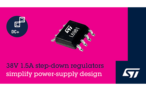 STMicroelectronics' Integrated 1.5A Synchronous Regulators Simplify High-Efficiency Power Conversion