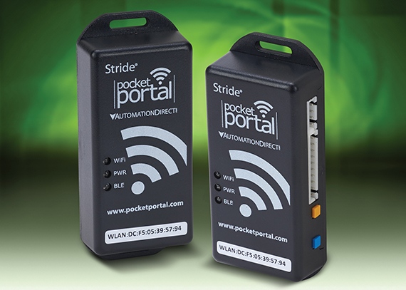 AutomationDirect releases STRIDE Pocket Portal IoT end-to-end cloud data logger