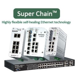 Thumbnail for Korenix adds Super Chain technology to Ethernet switches
