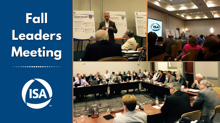 Thumbnail for Take Advantage of the Opportunities at ISA’s Fall Leaders Meeting