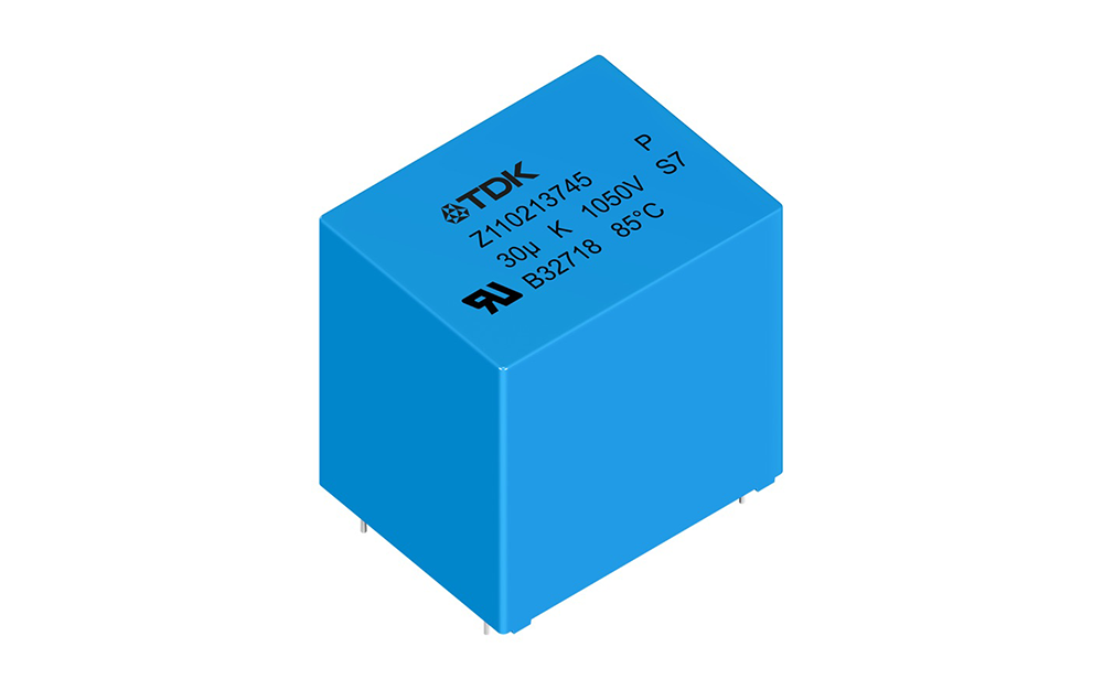 Thumbnail for TDK Presents DC Link Capacitors for Up To +125 °C in Demanding Automotive and Industrial Applications