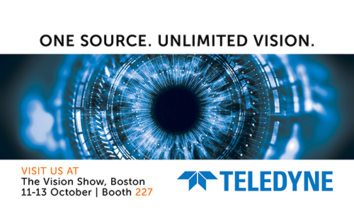 Teledyne to Exhibit an Unmatched Range of New Industrial Imaging Technologies at The Vision Show