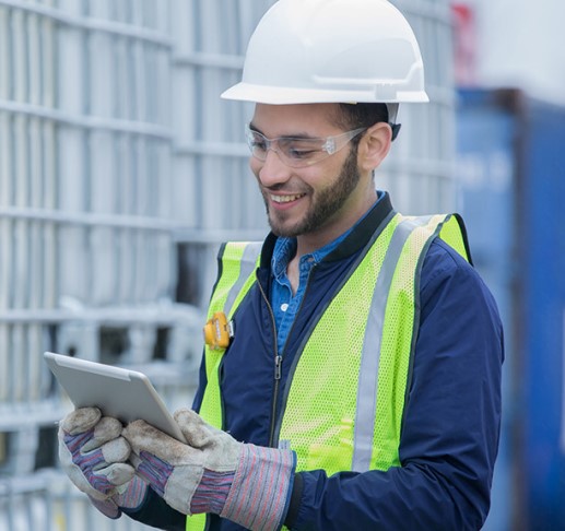 Figure 1: Technicians can communicate and perform commissioning and diagnostic functions using a handheld computer, smartphone, or tablet and the appropriate app from up to 40 feet away.