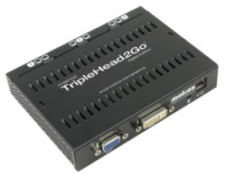 Matrox Graphics launches TripleHead2Go for three monitors