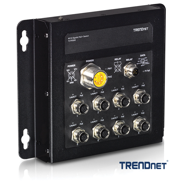 TRENDnet announces EN50155 M12 Gigabit PoE+ Railway Switch