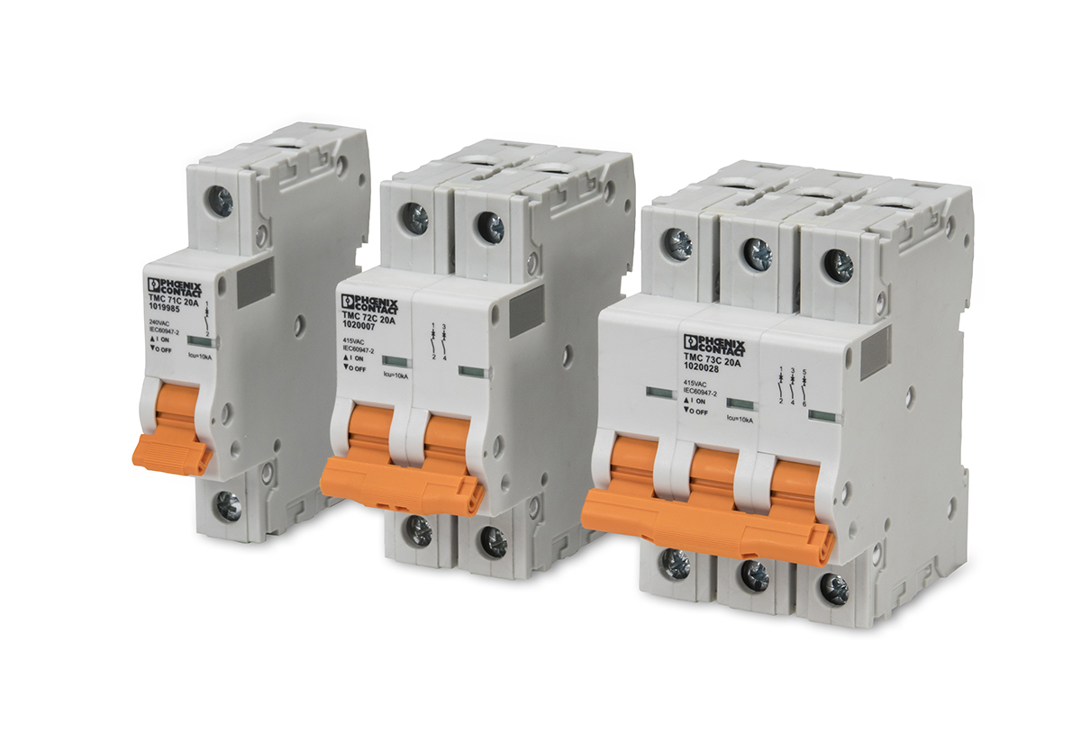 Phoenix Contact introduces TMC 7 series of circuit breakers