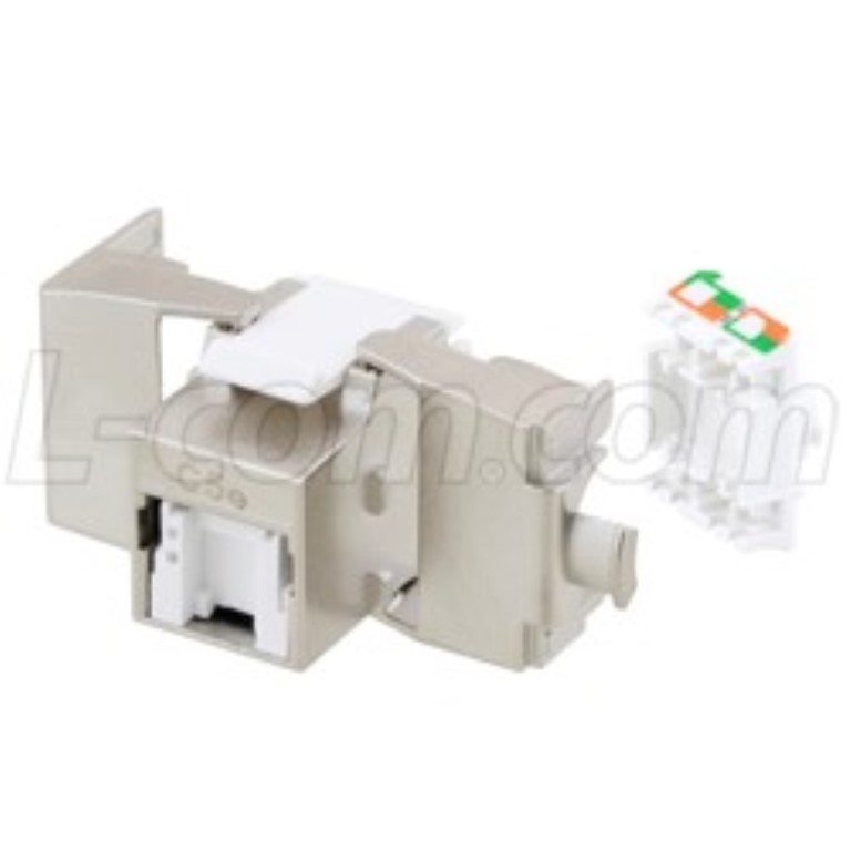 L-com introduces Cat5e, Cat6 and Cat6a series of RJ45 jacks