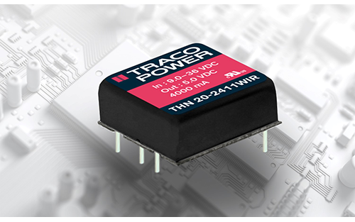 TRACO's 20 Watt DC/DC Converter in 1”x1” Metal Package is for Special Railway & Ruggedized Industrial Applications