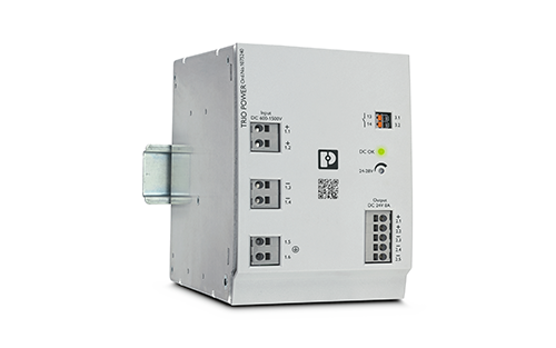Phoenix Contact's TRIO 1500 V DC/DC Converter Expands High-voltage Conversion Capabilities