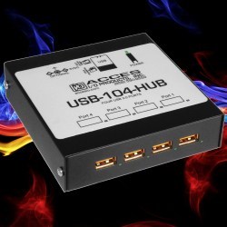 ACCES I/O announces USB-104-HUB 4-port USB hub