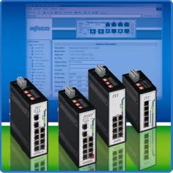 WAGO introduces 852 Series industrial Ethernet switches