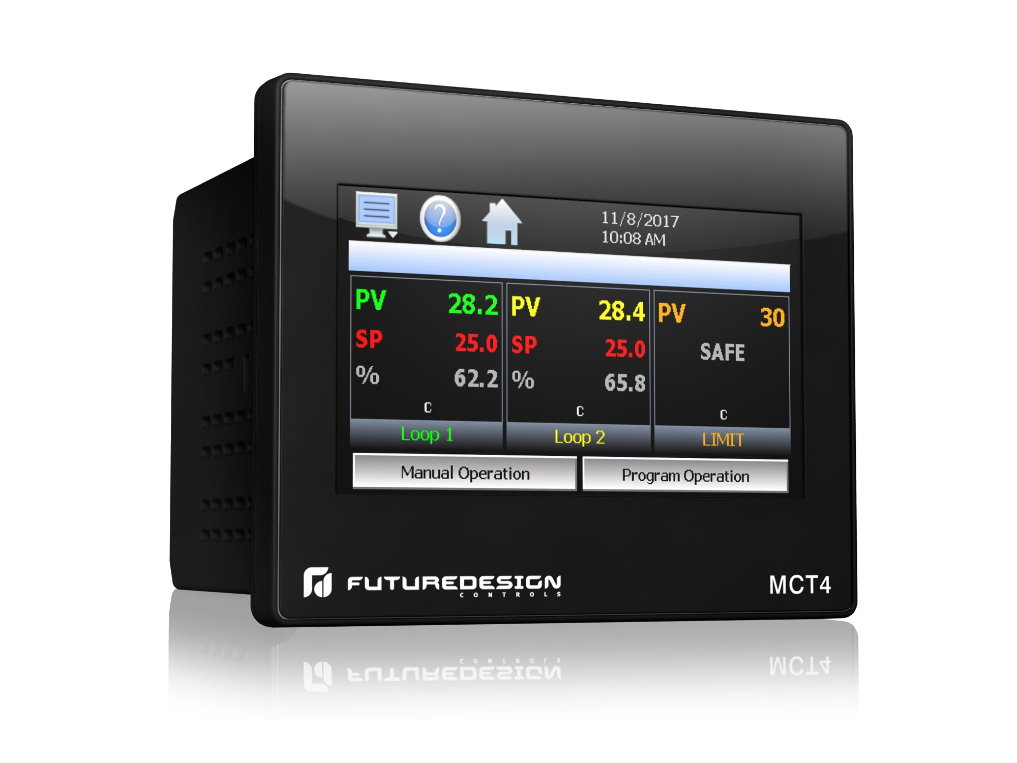 Future Design Controls introduces MCT4 ¼ DIN multi-loop controller