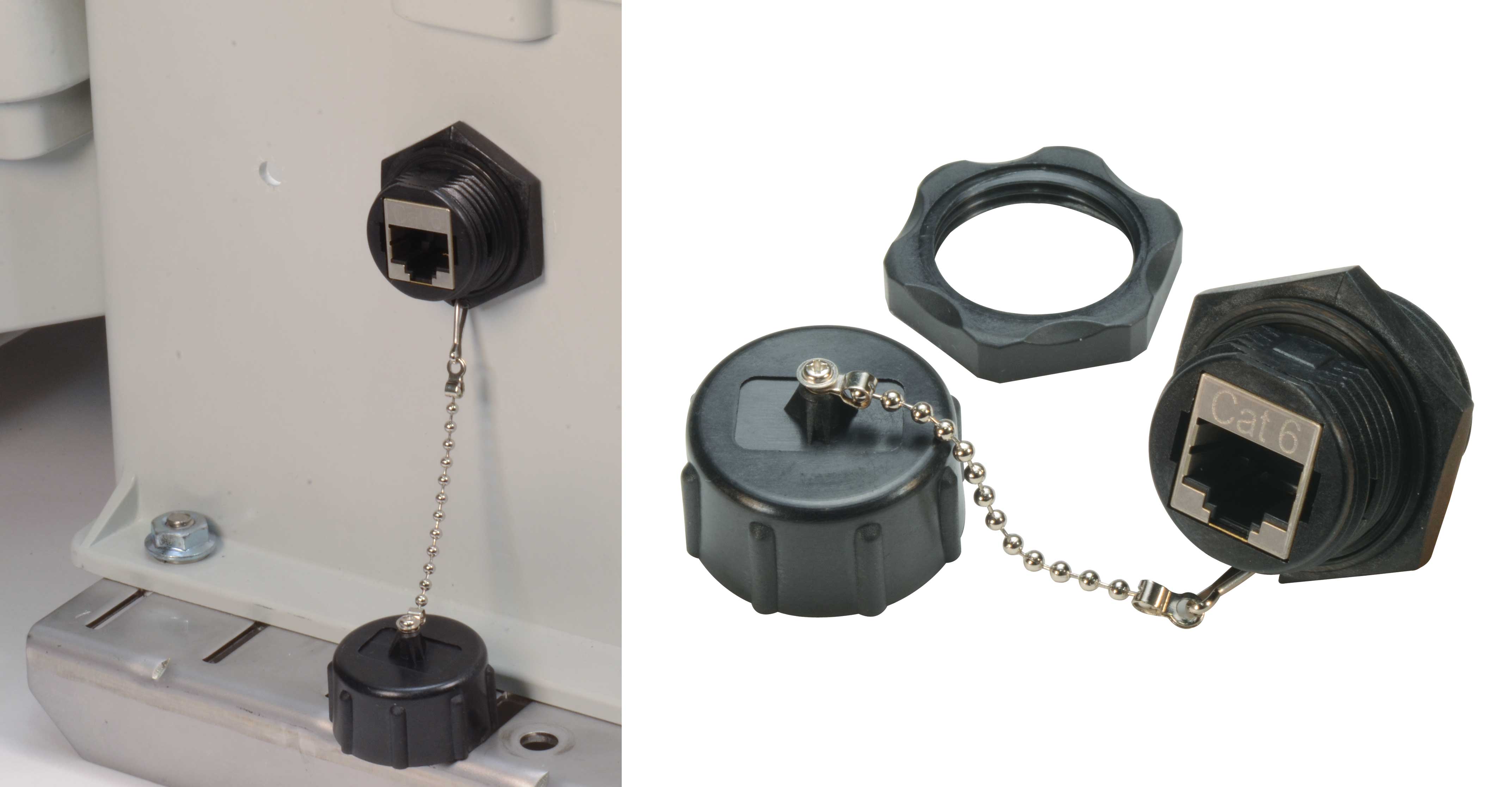 L-com introduces WPBHC-series RJ45 bulkhead couplers