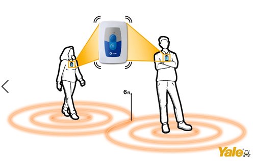Thumbnail for Tag to tag sensors for worker social distancing