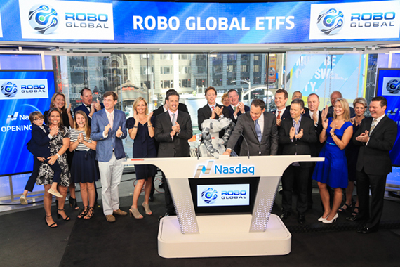 Thumbnail for ABB's Yumi collaborative robot rings NASDAQ opening bell