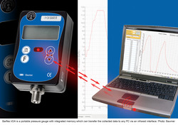Baumer introduces Barflex IrDA portable pressure gauge 