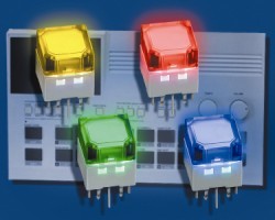 Omron introduces B3W-9 Tri-Color Illuminated Switch