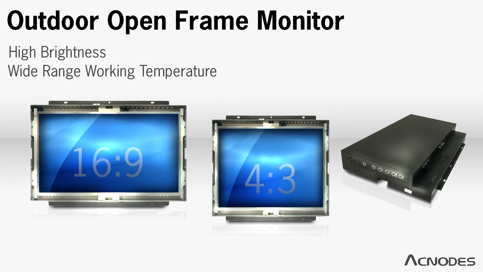 LCD display series for outdoor applications