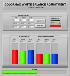 EMX adds White Balance Adjustment software to Colormax Sensors 