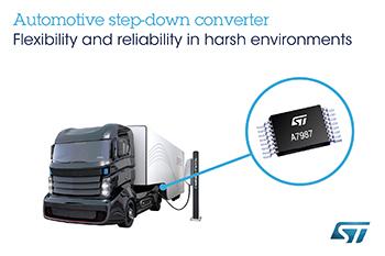 STMicroelectronics introduces A7987 automotive switching regulator 