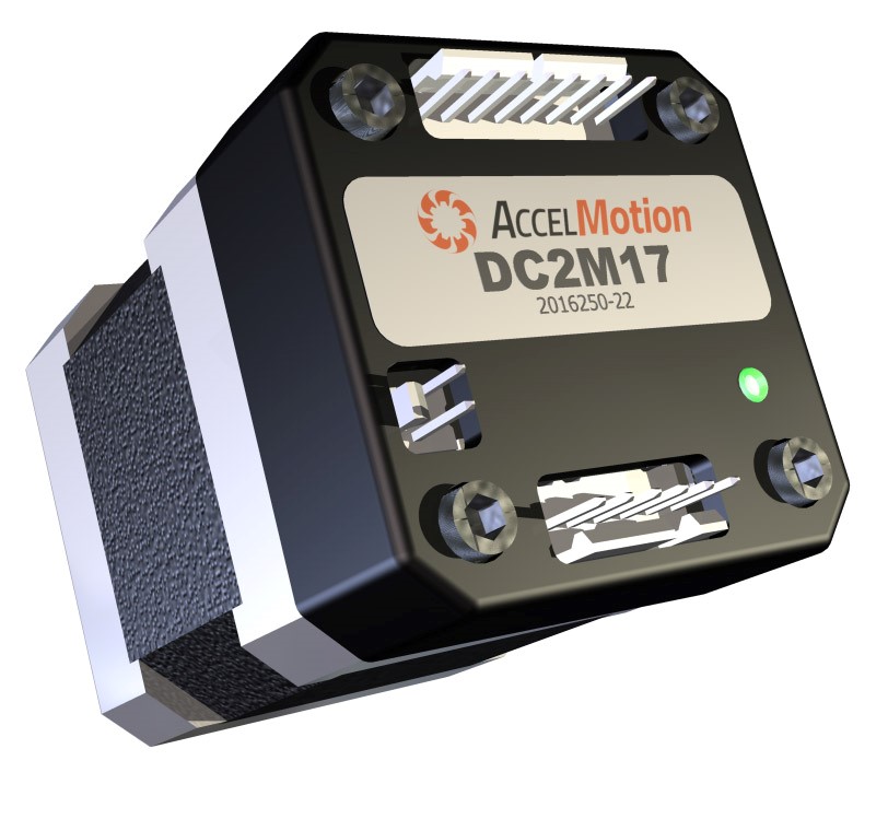 AccelMotion announces DC2M17 intelligent motor module