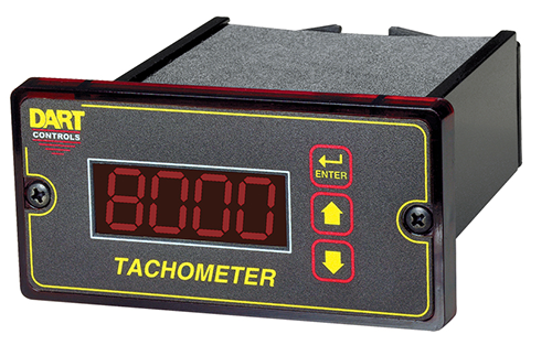 Dart Controls Microprocessor-Based Digital Tachometer Accurate to Less Than 1 RPM