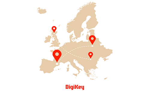 DigiKey Now Supports Europe to Europe Direct Shipping