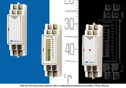 Baumer introduces FlexTemp configurable temperature transmitter