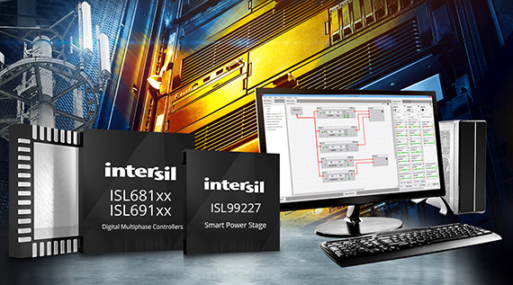 Intersil announces series of digital PWM controllers