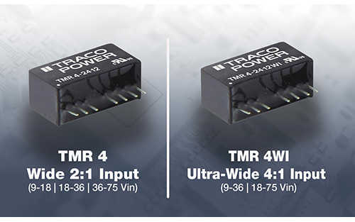 Traco Power Provides 4 Watt Regulated DC/DC Converters