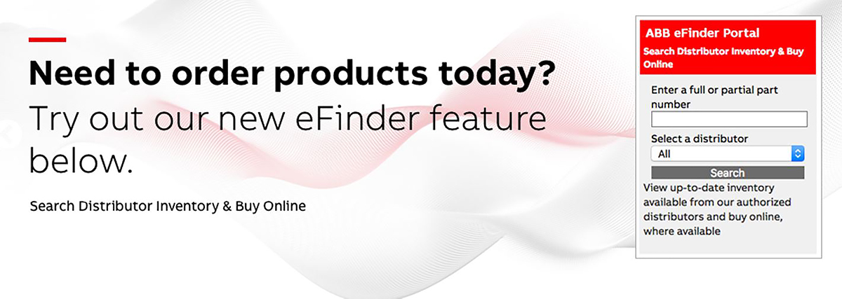ABB introduces ABB eFinder portal