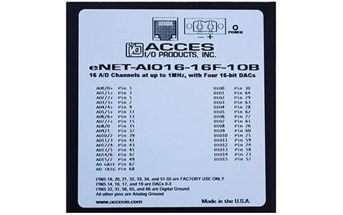 ACCES I/O Products Presents High-Speed Ethernet Multifunction Analog I/O Module with Advanced Features