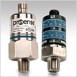 ProSense pressure transmitters provide analog output for reliable pressure indication.