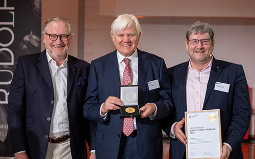 Hans Beckhoff Receives the Rudolf Diesel Medal for Most Successful Innovation Achievement