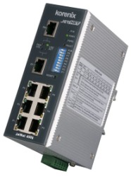 Korenix managed Ethernet switch has dual homing technology