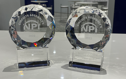 Europlacer Wins Two NPI Awards at APEX 2022