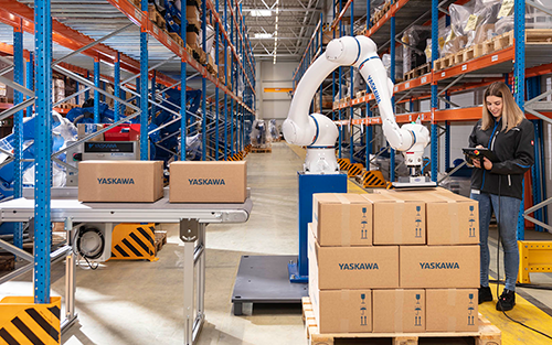 Collaborative Palletizing: A Logical First Step into Robotic Automation