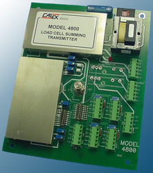 Calex introduces Model 4800 load cell summing transmitter