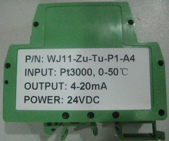  PT100 to 4-20mA RTD  temperature signal transmitter
