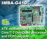 IEI Introduces IMBA-G410 Advanced ATX motherboard 