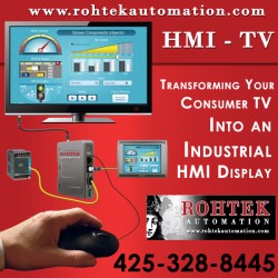 Rohtek Automation releases Model mTV-100 HMI-TV