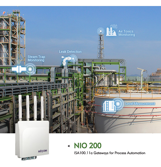 NEXCOM introduces ISA100.11a Gateways for industrial wireless networks