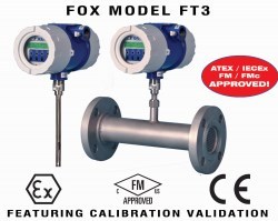 Fox adds Zero CAL-CHECK to Thermal Mass Flow Meter 