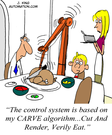 Automation Cartoons - November 23, 2011 - Cartoon Caption Contest