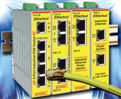 SIXNET announces Etherbus line of PoE (Power over Ethernet) products