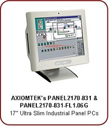 AXIOMTEK introduces slim 17-in. industrial panel computers