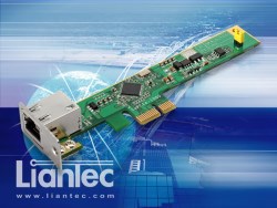 Liantec Announces 1uPCIe-1000 Ethernet card