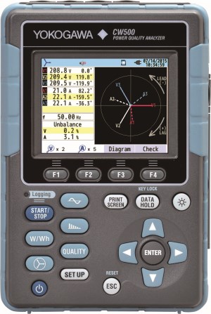 Yokogawa releases CW500 power quality analyzer