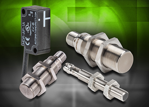 AutomationDirect announces 8mm, 12mm, 18mm M-Series DC proximity sensors